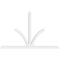Ekena Millwork Richland Architectural Grade PVC Gable Bracket, 96"W x 60"H x 4"D x 4"F, 15/12 Pitch GBP096X60X0404RIC00 - alternate 4
